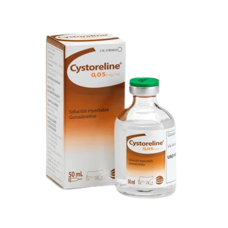 Cystorelin Inj CYSTORELINE 0,05mg/ml Sol. Iny. (50 ml) | Albet Distribuidora Veterinaria