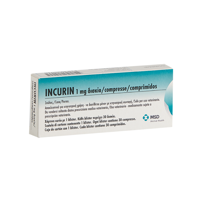 Incurin 1mg |Albet Distribución Veterinaria Online | MSD