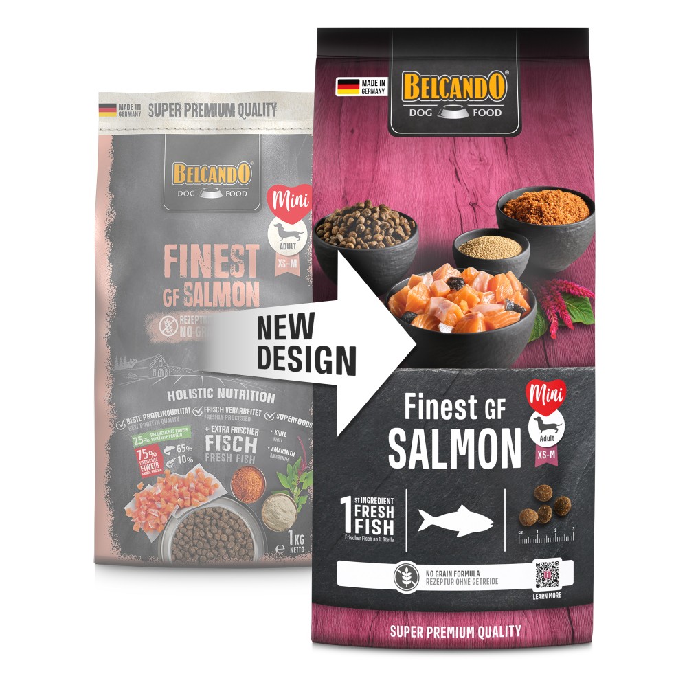 Finest Grain Free Salmón XS-M Belcando |Albet Distribuidora Online
