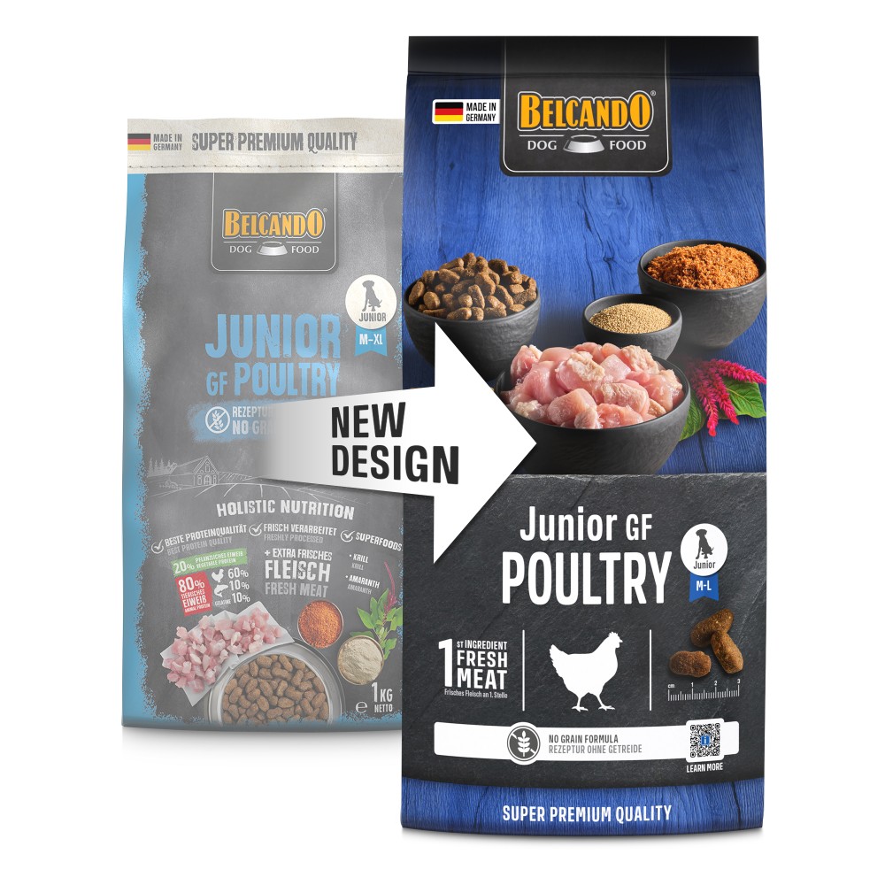 Junior Gran Free Poultry M-L Belcando | Albet Distribuidora Online