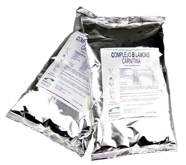 Complejo B Carnitina | Albet Distribuidora Veterinaria Online | Lamons Complejo B Carnitina | Albet Distribuidora Veterinaria Online | Lamons