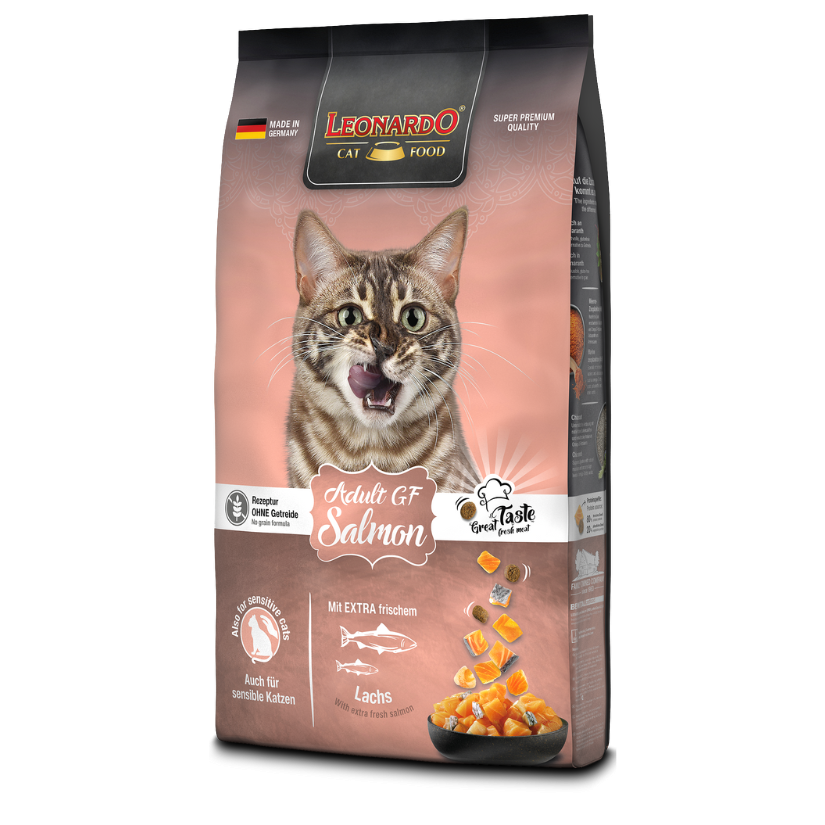 24 x 185 g Dolina Noteci Premium Rijk aan zalm Nat Kattenvoer